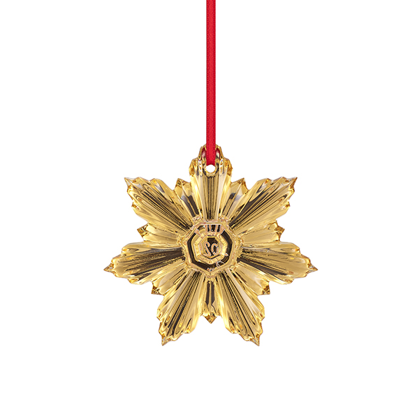 Baccarat  Noël Clear Annual Ornament Palmette 2025
